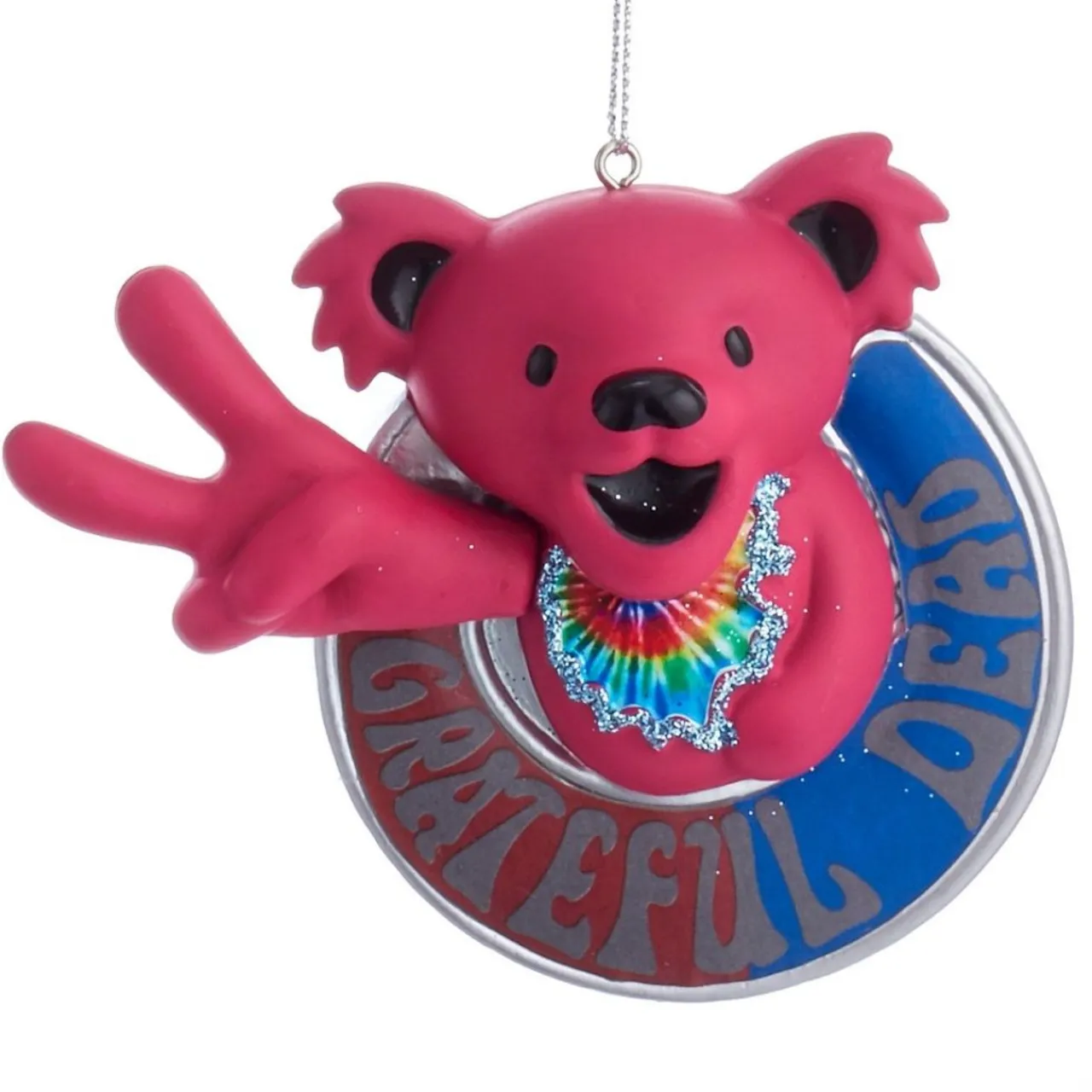 Grateful Dead Purple Peace Pink Ornament<Kurt Adler Sale