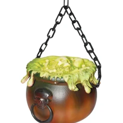 Green Boiling Bones Cauldron Halloween Prop< Best