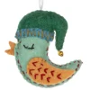 Green Cottage Bird Ornament< Discount