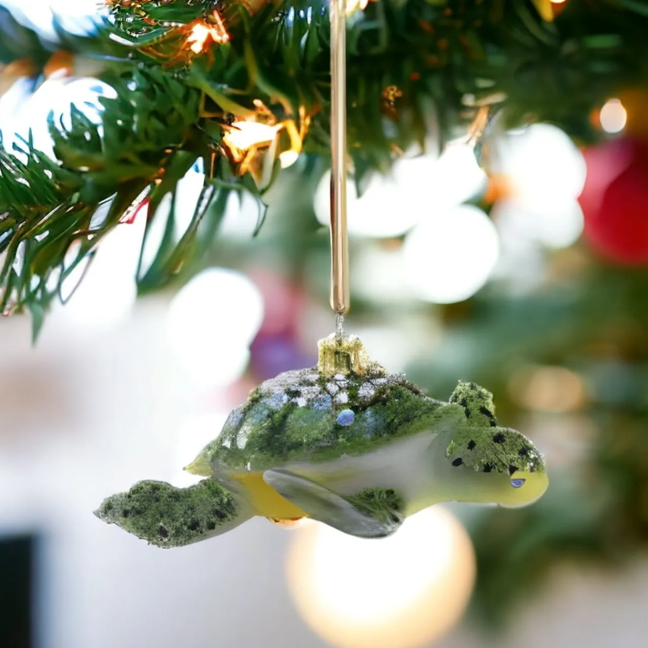 Green Deep Sea Turtle Ornament<Cody Foster & Co. Discount