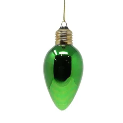 Green Light Bulb Ornament< Outlet