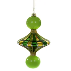 Green Merry &amp; Bright Spindle Ornament<Cody Foster & Co. New