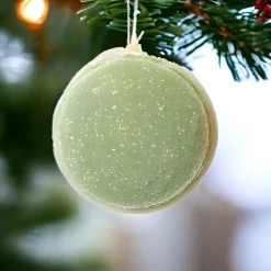 Green Mini Macaroon Ornament<Kurt Adler Clearance