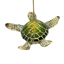 Green Sea Turtle Ornament< Sale