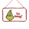 Grinch Go Away Door Hanger< Outlet