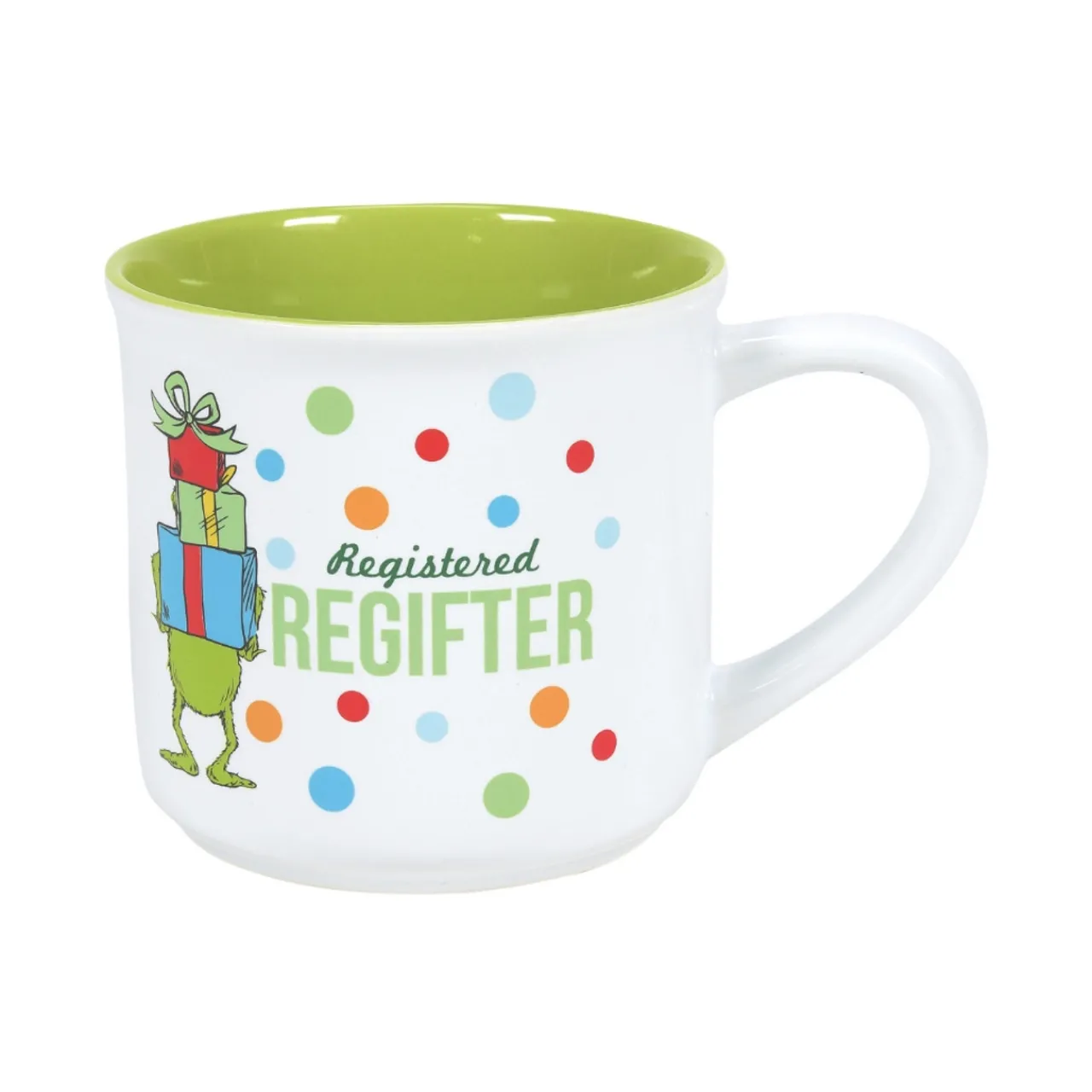 Grinch Registered Re-Gifter Mug< Clearance