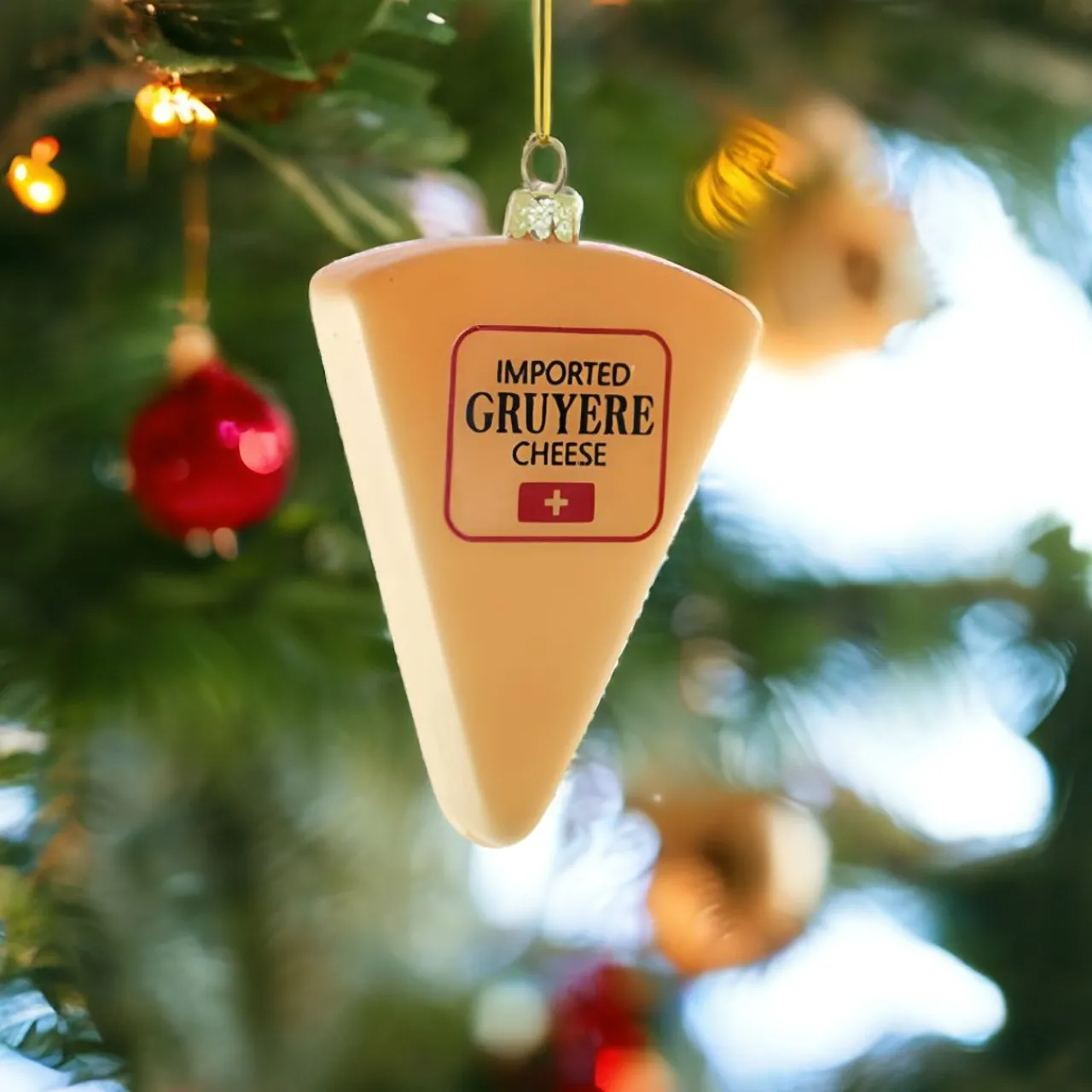 Gruyère Cheese Wedge Ornament<Cody Foster & Co. Hot