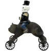 Halloween Cat on Wheels with Skeleton Rider< Online