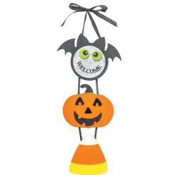 Halloween Friends Candy Corn Welcome Hanger - The Christmas Loft< Outlet