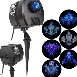Halloween Lightshow Projector Plus 6 Slides< Online