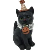 Halloween Party Cat With Pumpkin | The Christmas Loft< Hot