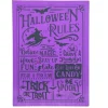 Halloween Rules Wall Decor< New