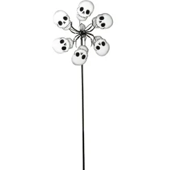 Halloween Wind Spinner w/Skulls< Fashion