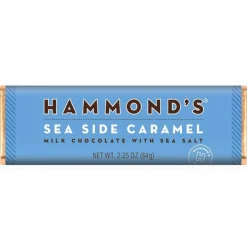 Hammond's Candies Natural Sea Side Caramel Milk Chocolate Candy Bar< Best