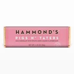 Hammond's Candies Pigs 'N Taters Milk Chocolate Candy Bar< New