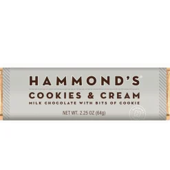Hammonds Candies Cookies and Cream Milk Chocolate Bar< Outlet