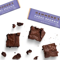 Hammonds Candies Fudge Brownie Ganache Milk Chocolate Bar< Clearance