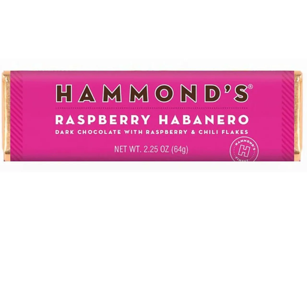Hammonds Candies Raspberry Habanero Dark Chocolate Candy Bar< Fashion