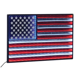 Hanging American Flag Infinity Light< Best
