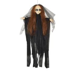 Hanging Creepy Brown Hair Doll< Clearance