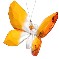Hanging Orange Butterfly Ornament< Fashion