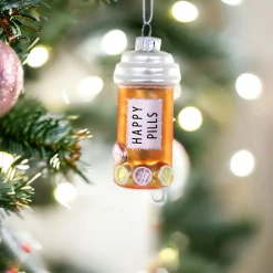 Happy Pills Bottle Ornament<Cody Foster & Co. Sale