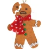 Head Bitten Gingerbread Cookie Ornament< Fashion