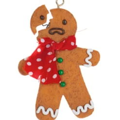 Head Bitten Gingerbread Cookie Ornament< Fashion