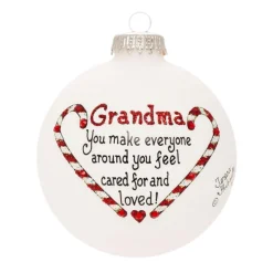 Heart Gifts By Teresa - Grandma Cared For Ornament<Hearts Gifts By Teresa Online