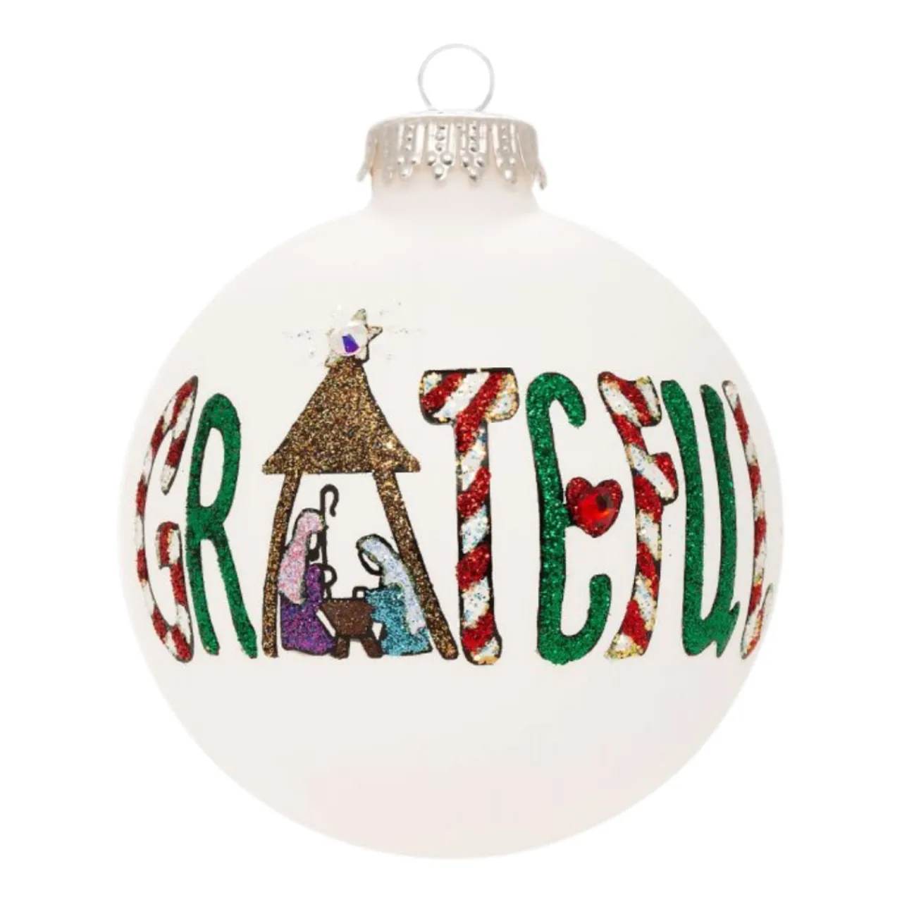 Heart Gifts by Teresa - Grateful Nativity Ornament<Hearts Gifts By Teresa Best