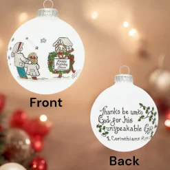 Heart Gifts by Teresa - Justin and Lauren Ornament<Hearts Gifts By Teresa Best