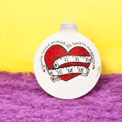 Heart Gifts By Teresa - Measure Love Ornament<Hearts Gifts By Teresa Clearance