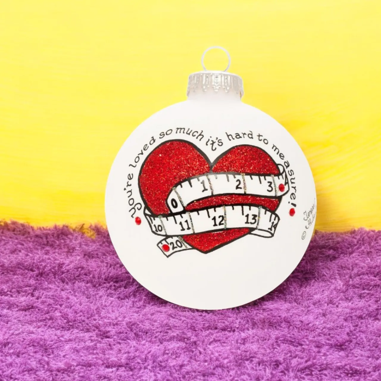 Heart Gifts By Teresa - Measure Love Ornament<Hearts Gifts By Teresa Clearance