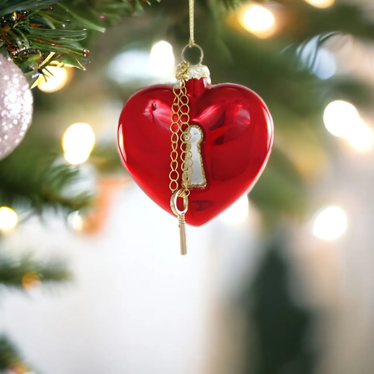 Heart Locket Glass Ornament<Cody Foster & Co. Online