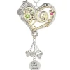 Heart Shape Car Charm Ornament- Live Love Laugh< Best