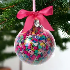 Heart Sprinkle Bubblegum Ball Ornament<Kurt Adler Best
