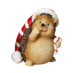 Hedgehog Holding Candy Cane< Outlet