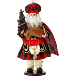 Highlands Santa with Bagpipe on Base< Best