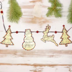 Holiday Postcard Garland.< Best