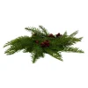 Holly Berry and Pine Candle Ring Centerpiece< Best