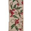Holly Print Ribbon<Kurt Adler Fashion