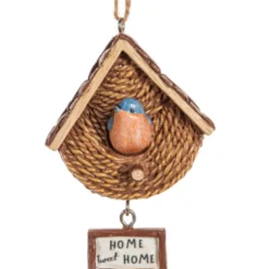 Home Sweet Home Birdhouse Ornament< Discount