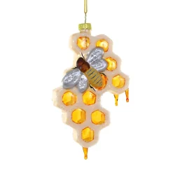 Honeycomb & Bee Christmas Ornament<Cody Foster & Co. Discount