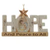 Hope And Peace Holy Family Nativity Ornament<Kurt Adler Clearance
