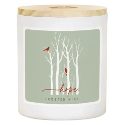 Hope Cardinals Candle with Frosted Mint Scent< Sale
