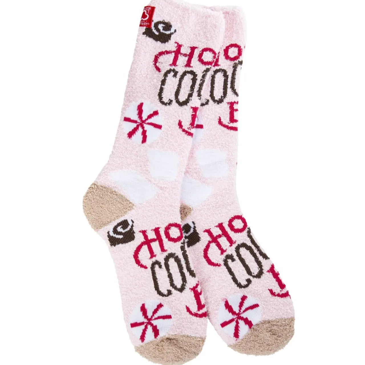 Hot Cocoa Bar Cozy Crew Socks< Clearance