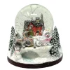 House Santa Sleigh Lit Swirling Glitter Music Globe< Online