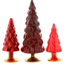 Hue Trees Small Set of 3 Red<Cody Foster & Co. Discount