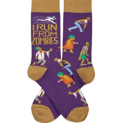 I Run From Zombie Socks< Outlet