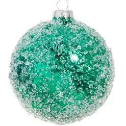 Ice Emerald Green Ball Ornament< Discount